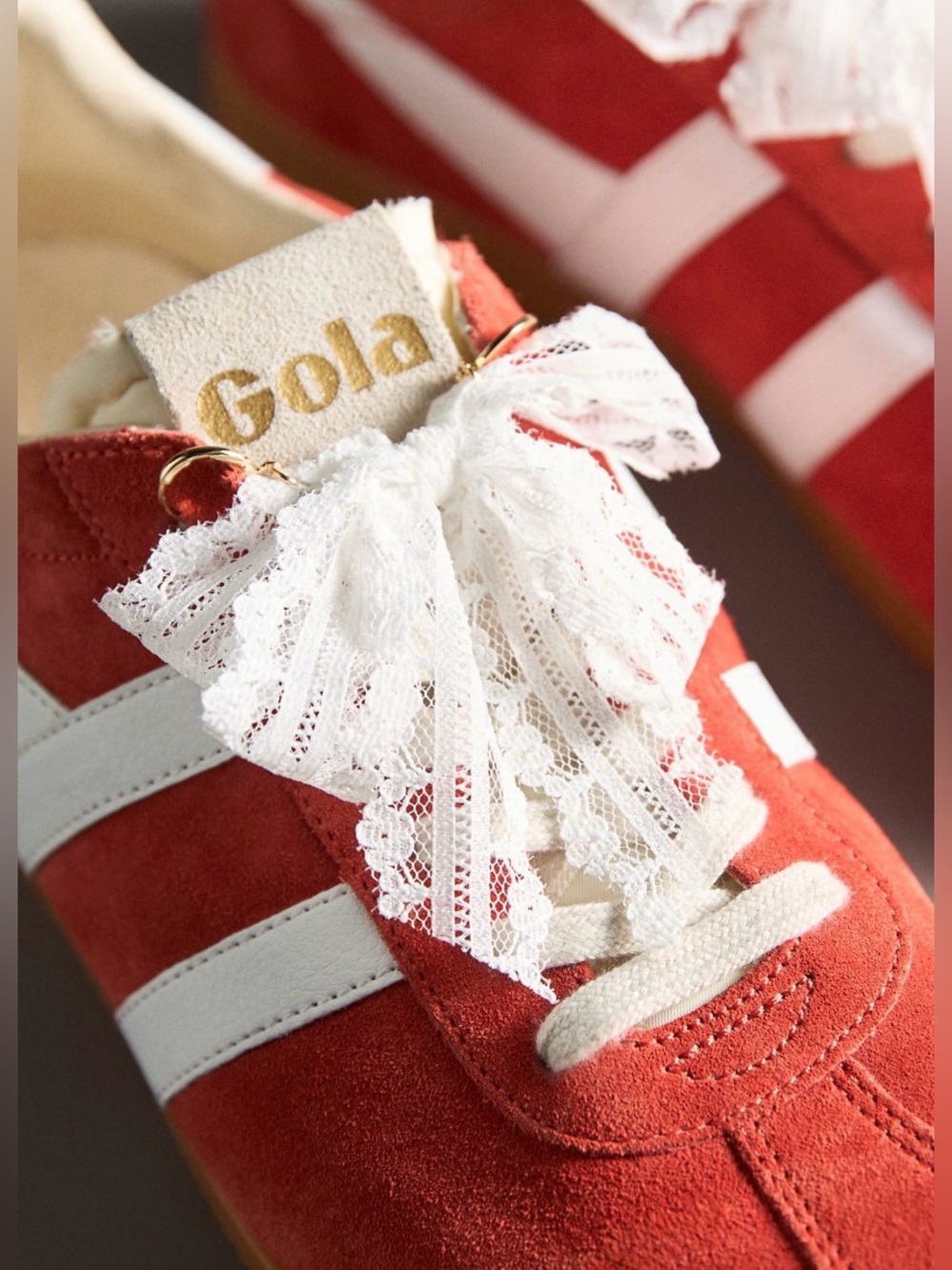 ✨ Anthropologie Lace Bow Shoe Charm Set